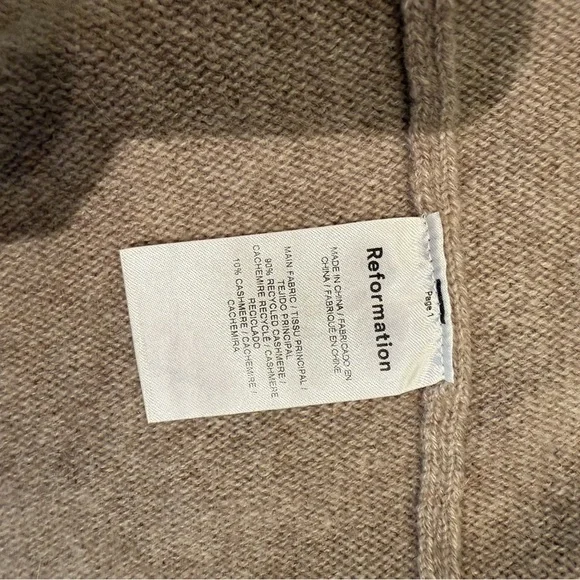 Reformation Liam Cashmere Cardigan size XS - Picture 5 of 6
